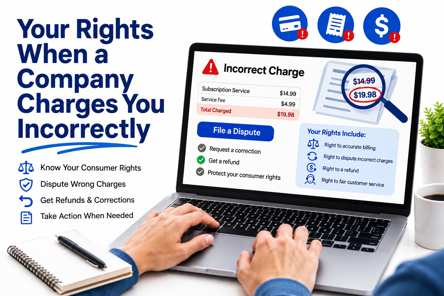 Your Rights When a Company Charges You Incorrectly