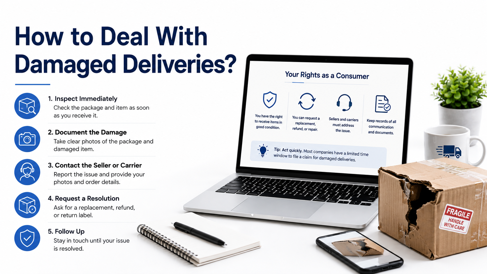 How to Deal With Damaged Deliveries?