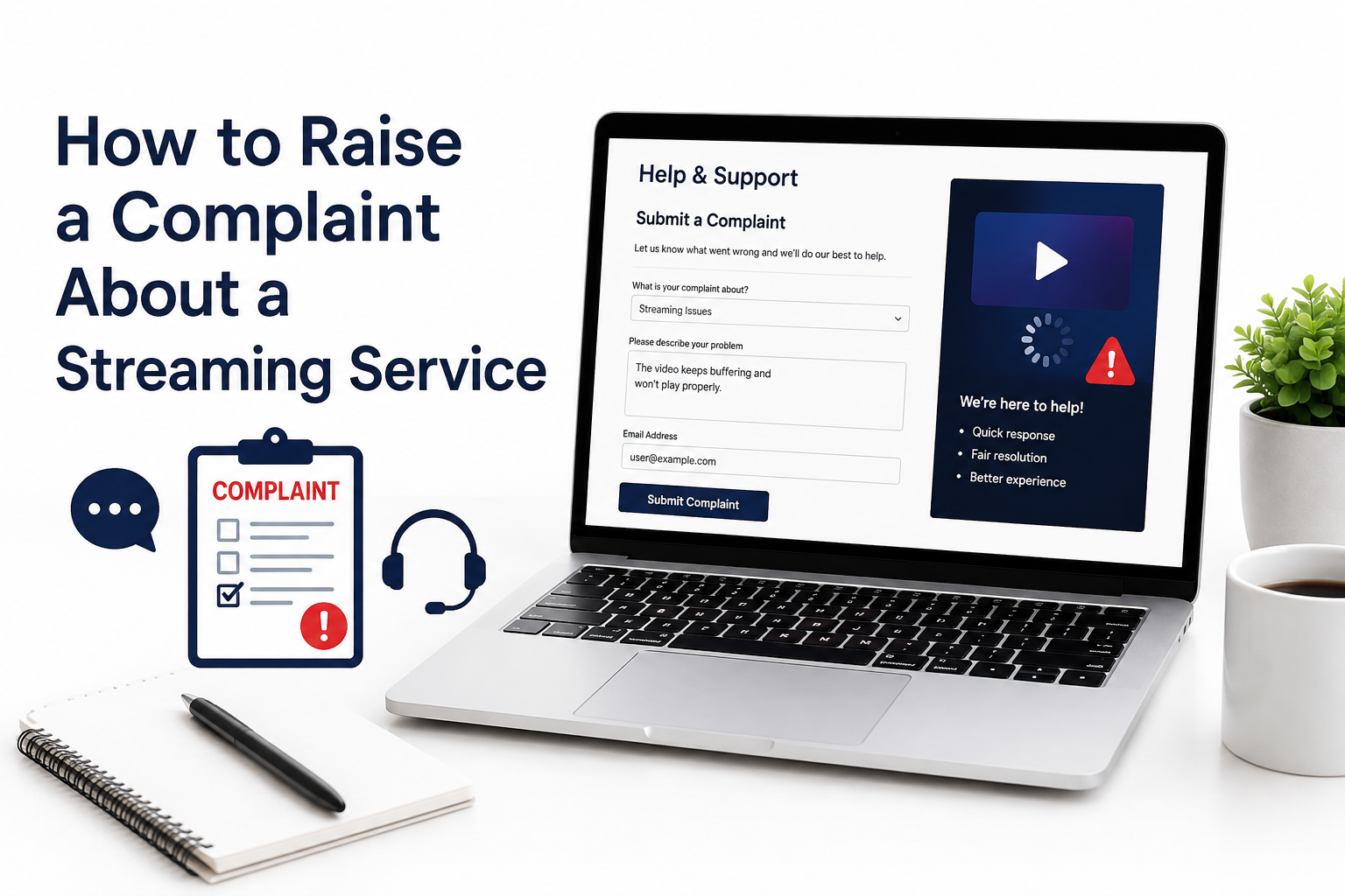 How to Raise a Complaint About a Streaming Service