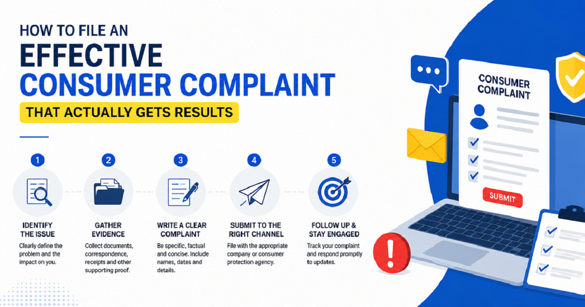 How to File an Effective Consumer Complaint That Actually Gets Results